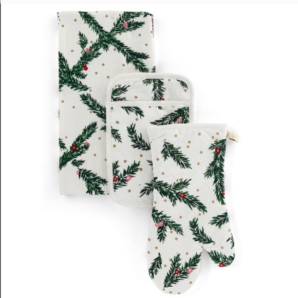 kate spade Other - 🆕 Kate Spade ♠️ Pine Needles 3 Piece Kitchen Set